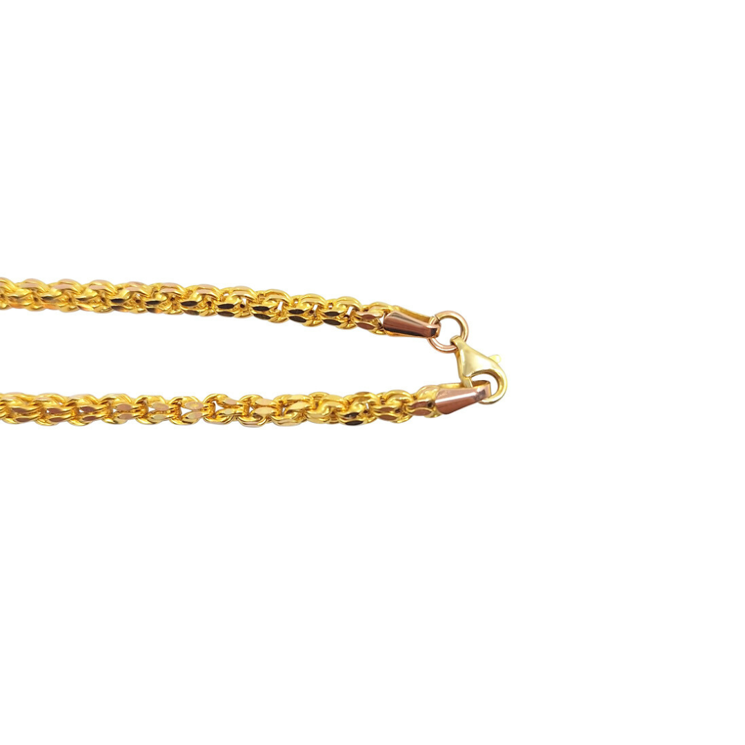 14ct Yellow Gold Fancy Link Chain 26"