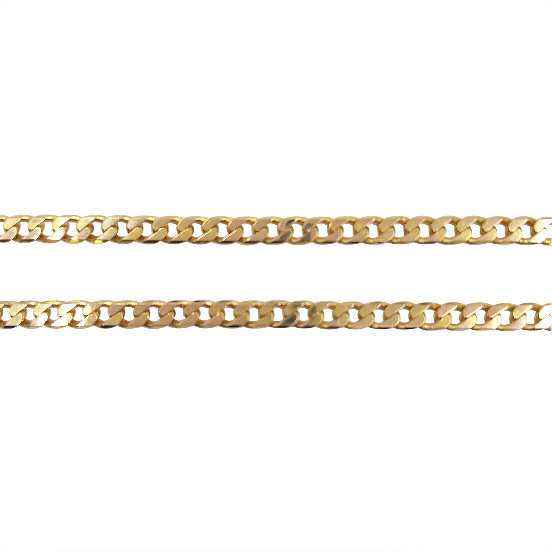 9ct Yellow Gold Curb Chain 20"