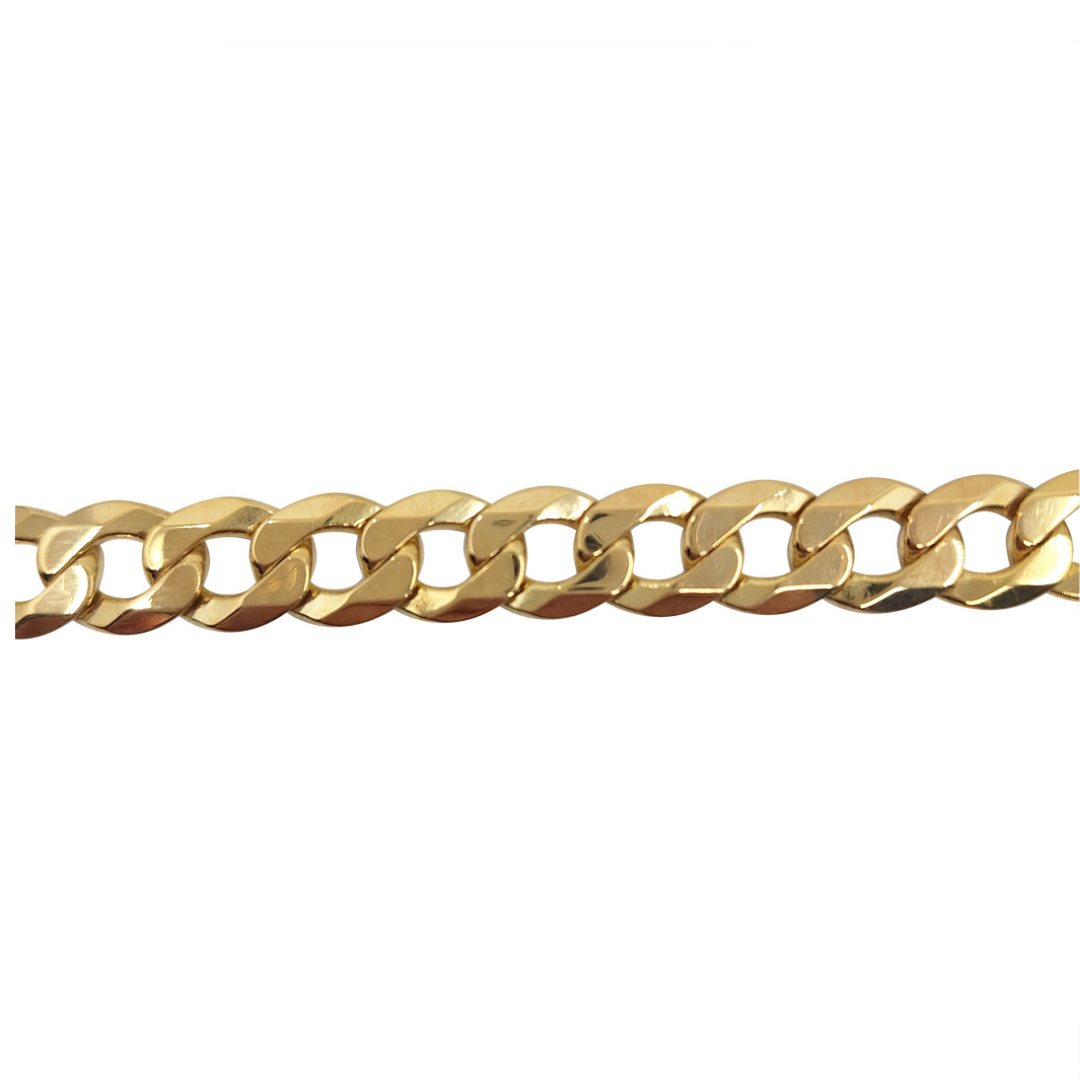 9ct Yellow Gold Curb Link Bracelet