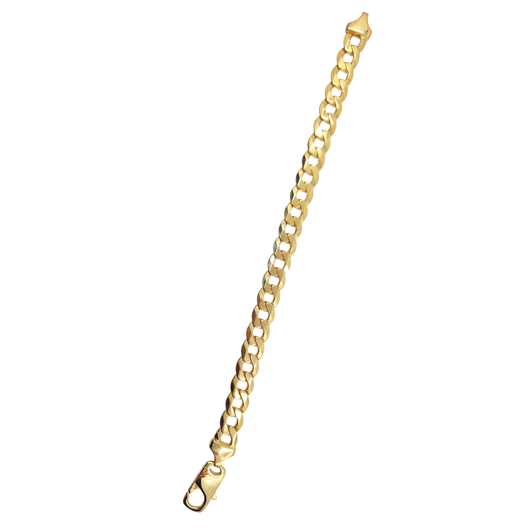 9ct Yellow Gold Curb Link Bracelet