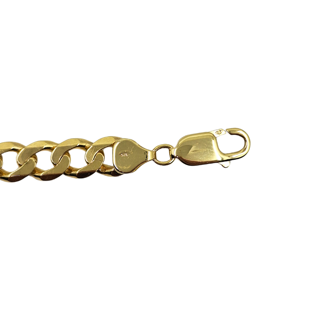 9ct Yellow Gold Curb Bracelet