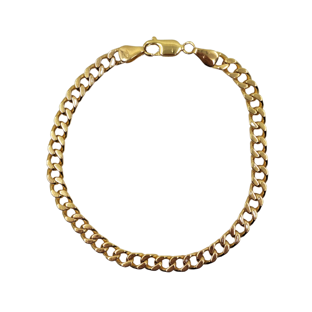 9ct Yellow Gold Curb Bracelet