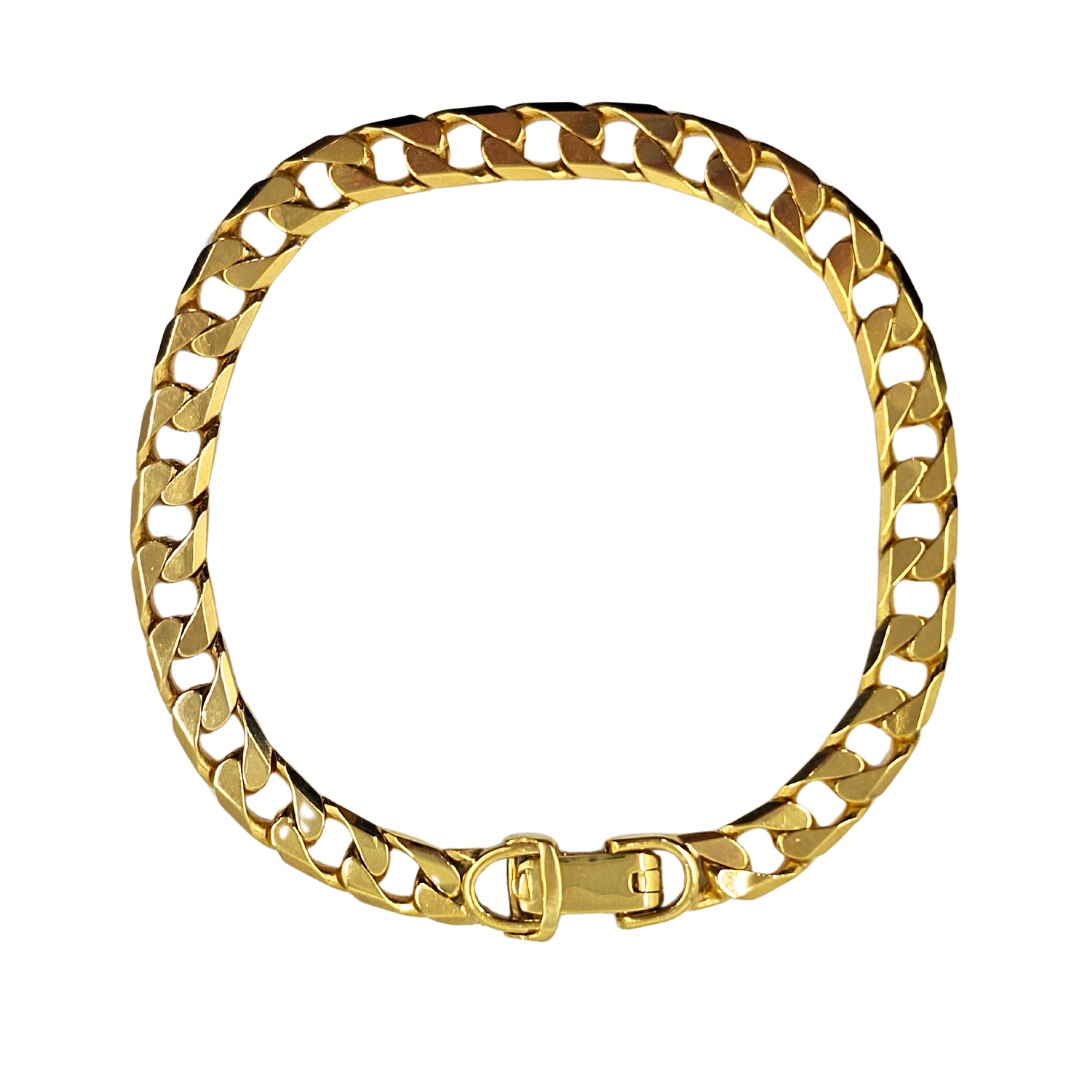 9ct Yellow Gold Curb Bracelet