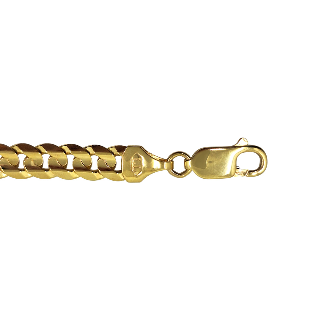 9ct Yellow Gold Curb Bracelet