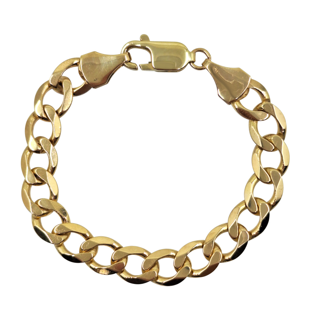 9ct Yellow Gold Curb Bracelet