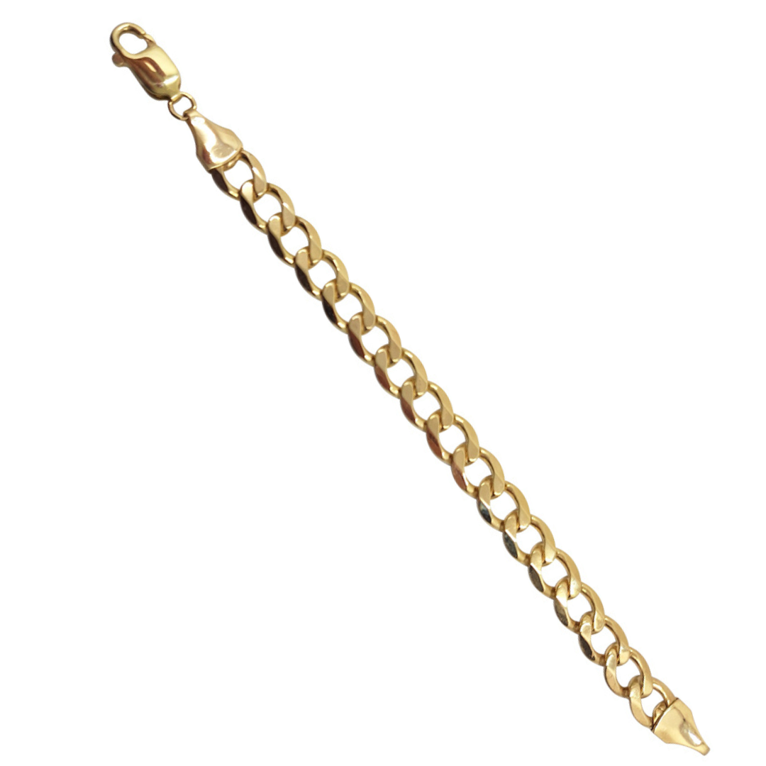 9ct Yellow Gold Curb Bracelet