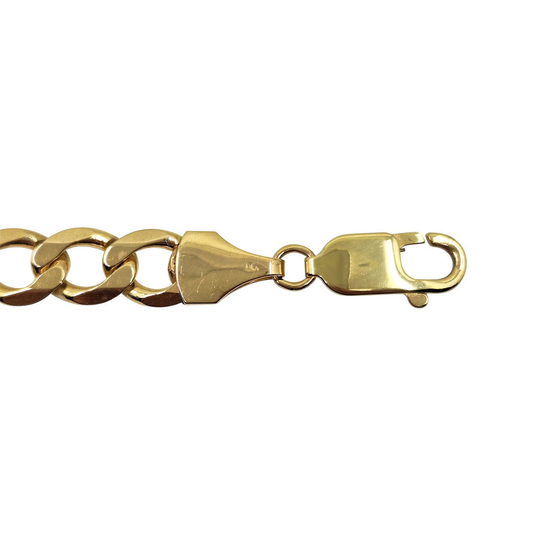 9ct Yellow Gold Curb Bracelet