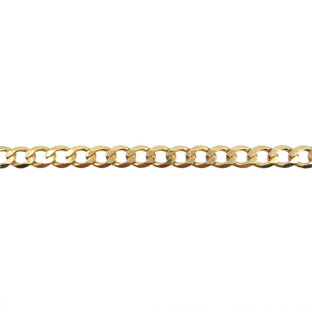 9ct Yellow Gold Curb Bracelet