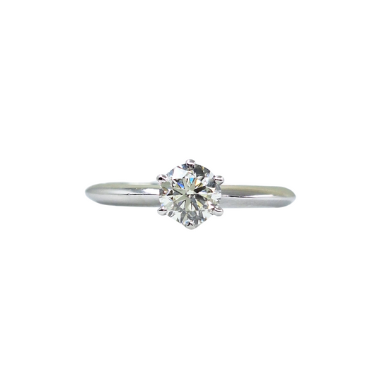 18ct White Gold Diamond Solitaire Ring