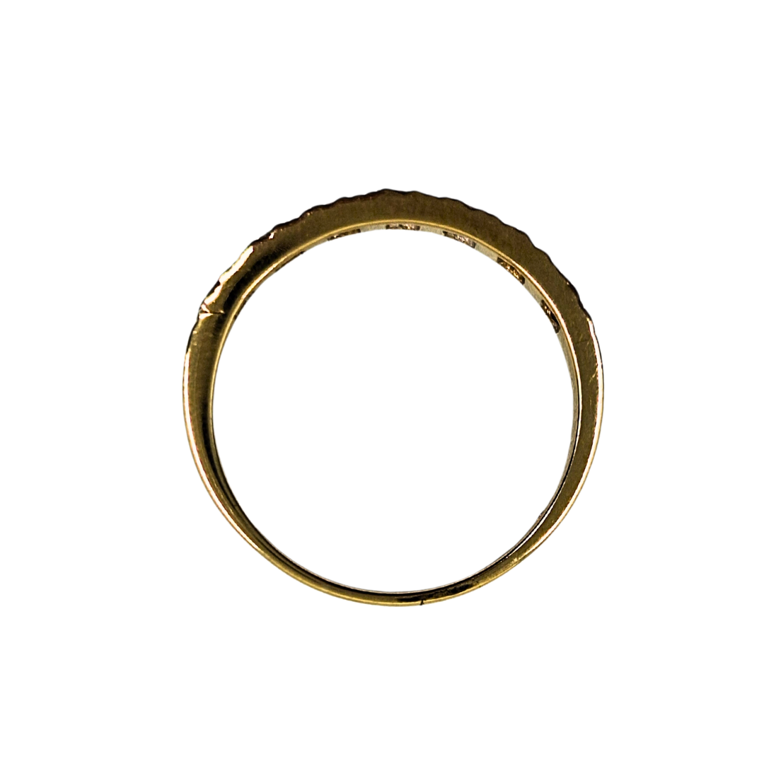 9ct Yellow Gold Ruby & Diamond Eternity Ring