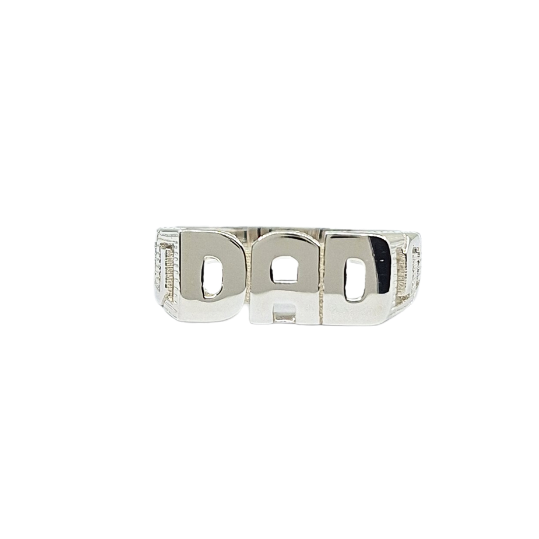 Silver Dad Ring