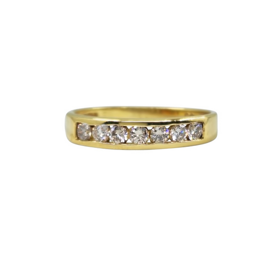 18ct Yellow Gold Diamond Eternity Ring 0.33ct