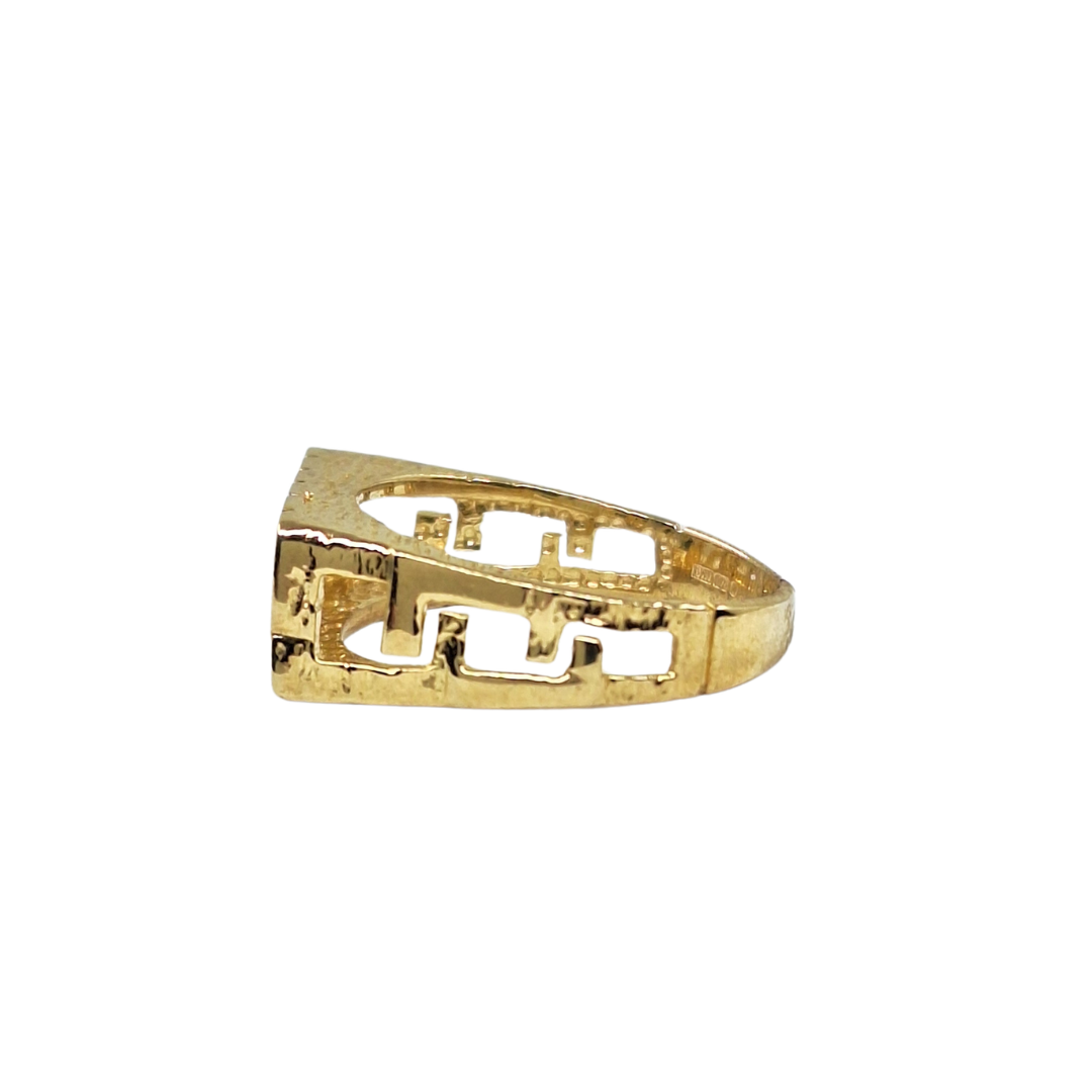 9ct Yellow Gold Plain Sister Ring
