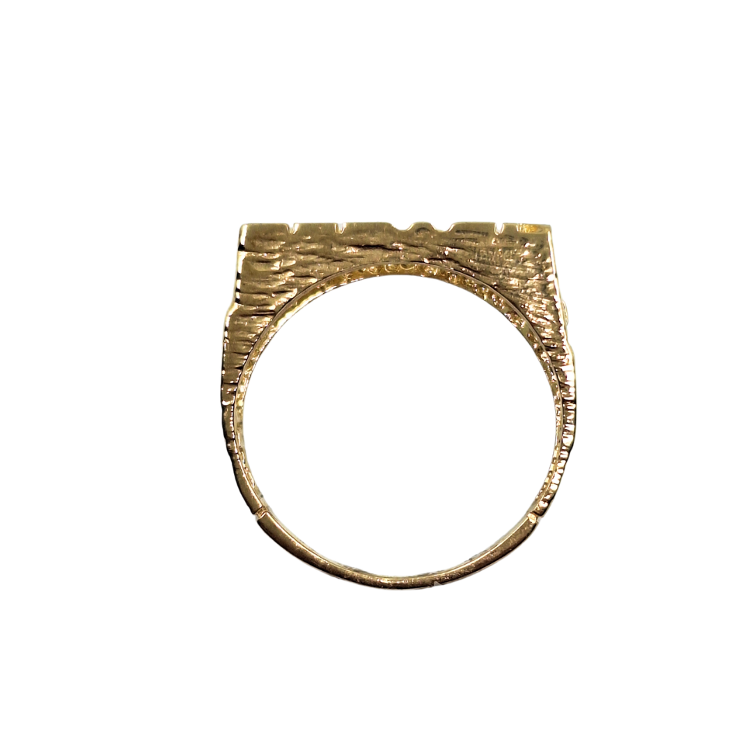 9ct Yellow Gold Plain Sister Ring