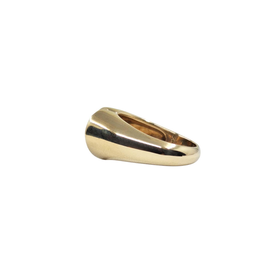 9ct Yellow Gold Diamond Heart Ring