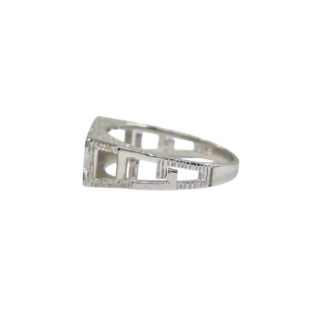 Silver Plain Sister Ring