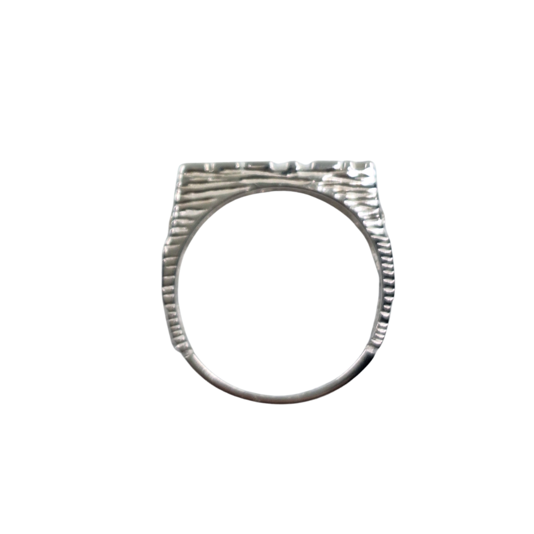 Silver Plain Sister Ring