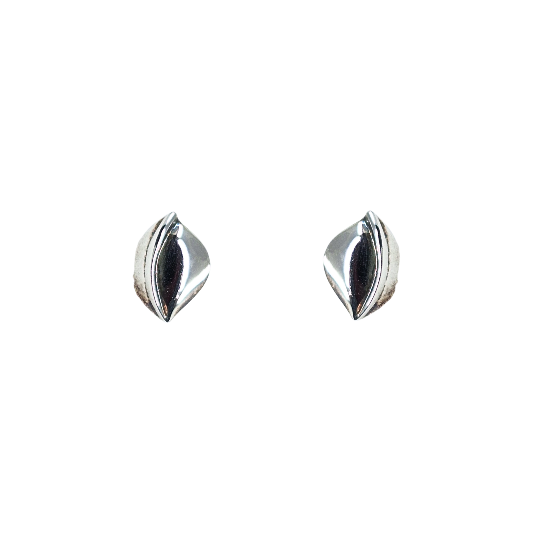 Silver Fancy Stud Earrings