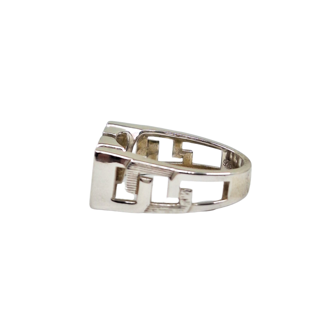 Silver Plain Mum Ring