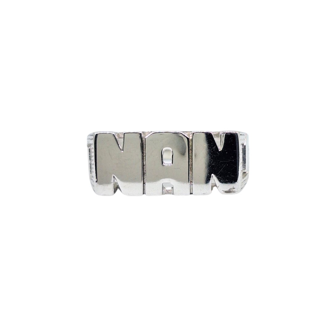 Silver Plain Nan Ring