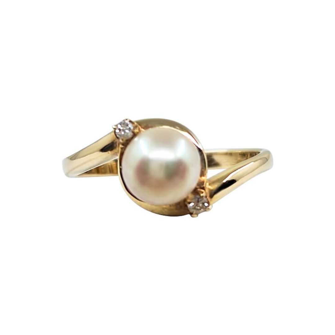 9ct Yellow Gold Pearl Ring