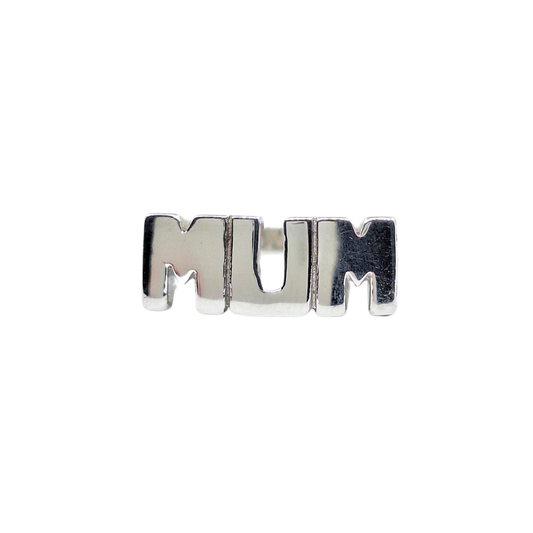 Silver Plain Mum Ring