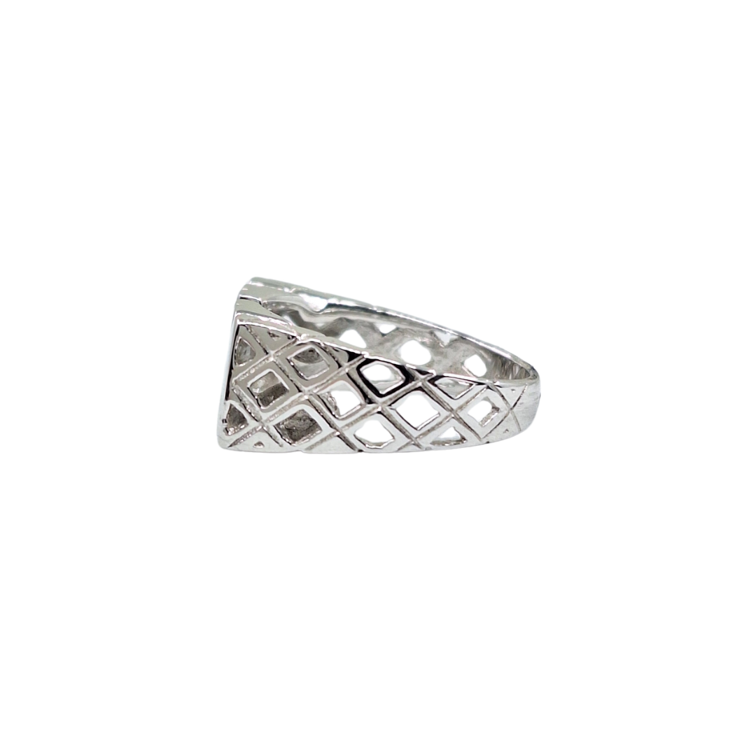 Silver Plain Mum Ring
