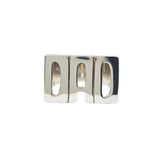 Silver Dad Ring