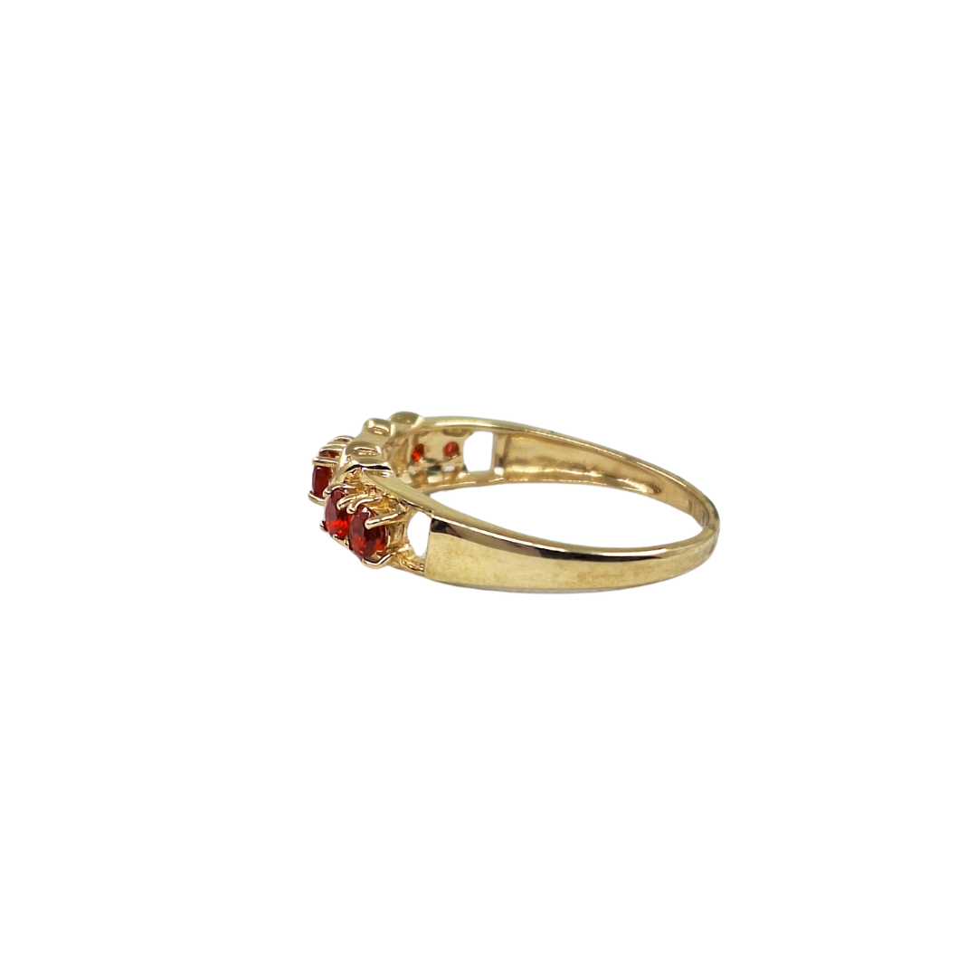 9ct Yellow Gold Fire Opal Ring