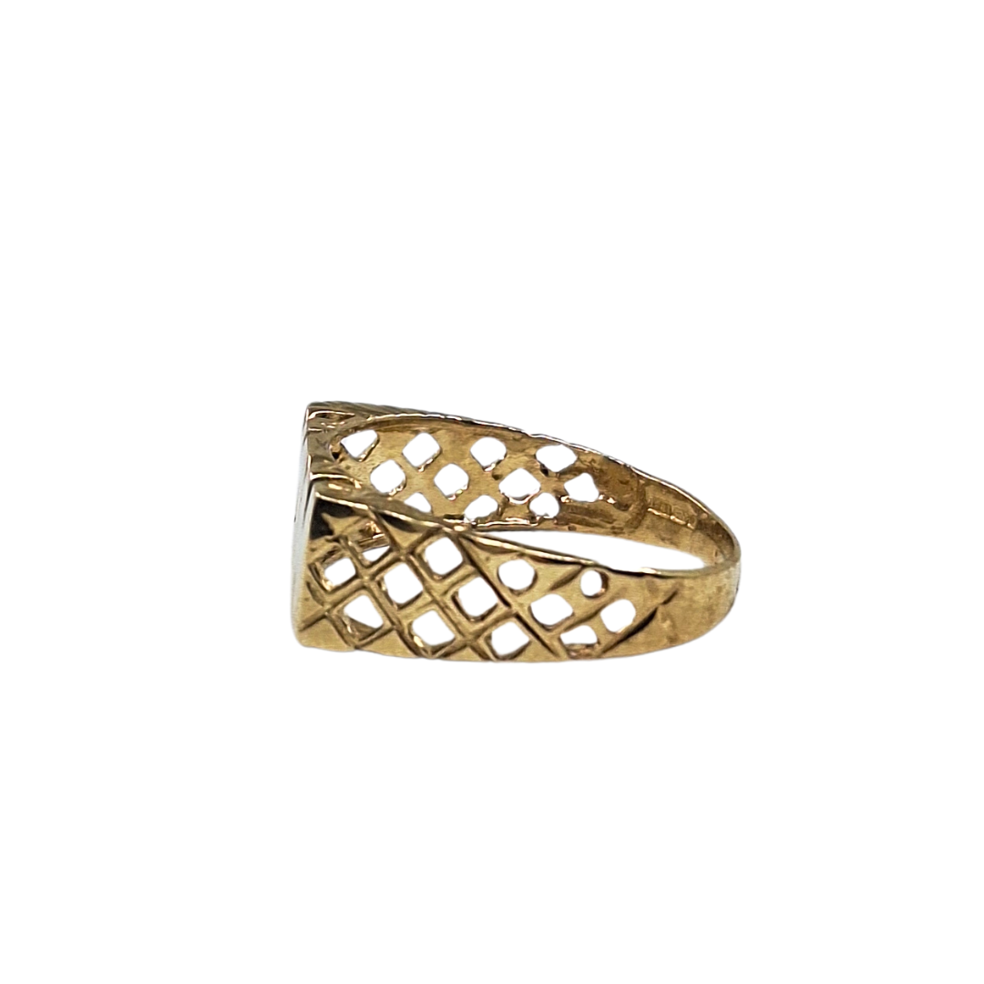 9ct Yellow Gold Plain Nan Ring