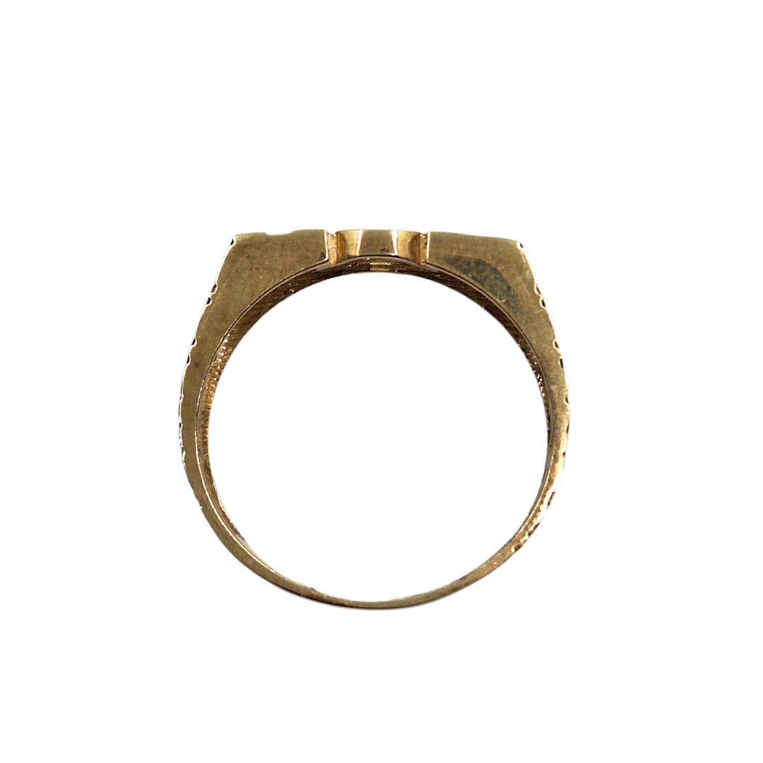 9ct Yellow Gold Plain Mum Ring