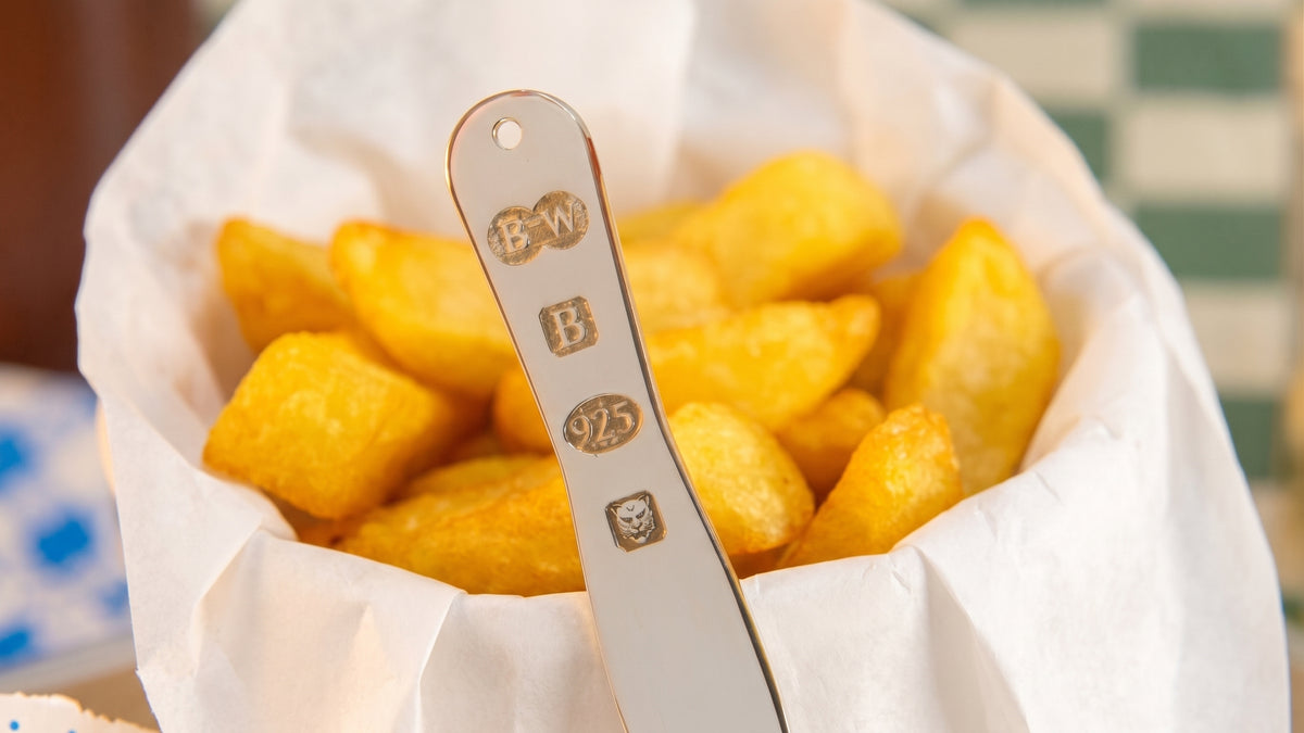 Silver chip fork