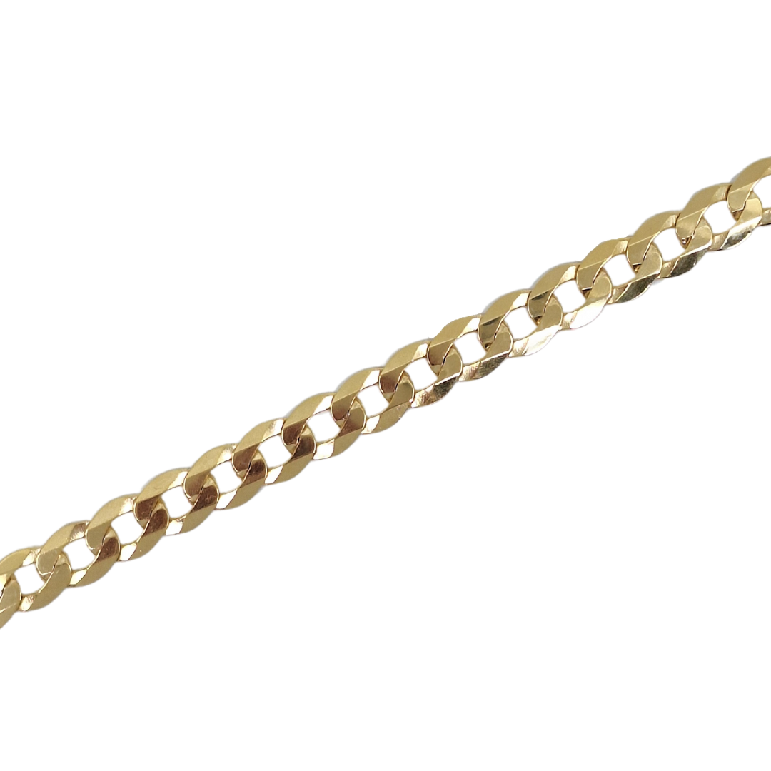 9ct Yellow Gold Curb Chain 24"