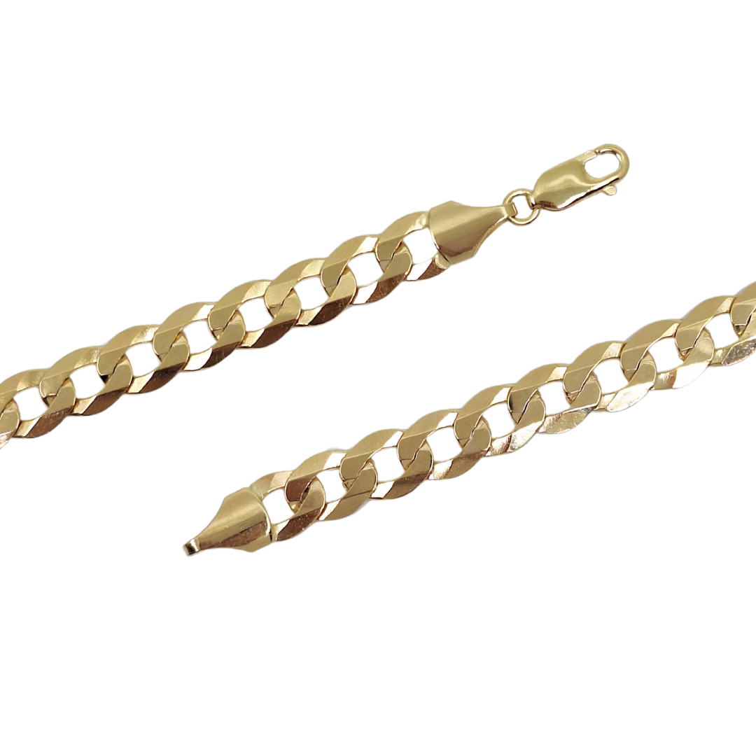 9ct Yellow Gold Curb Chain 24"