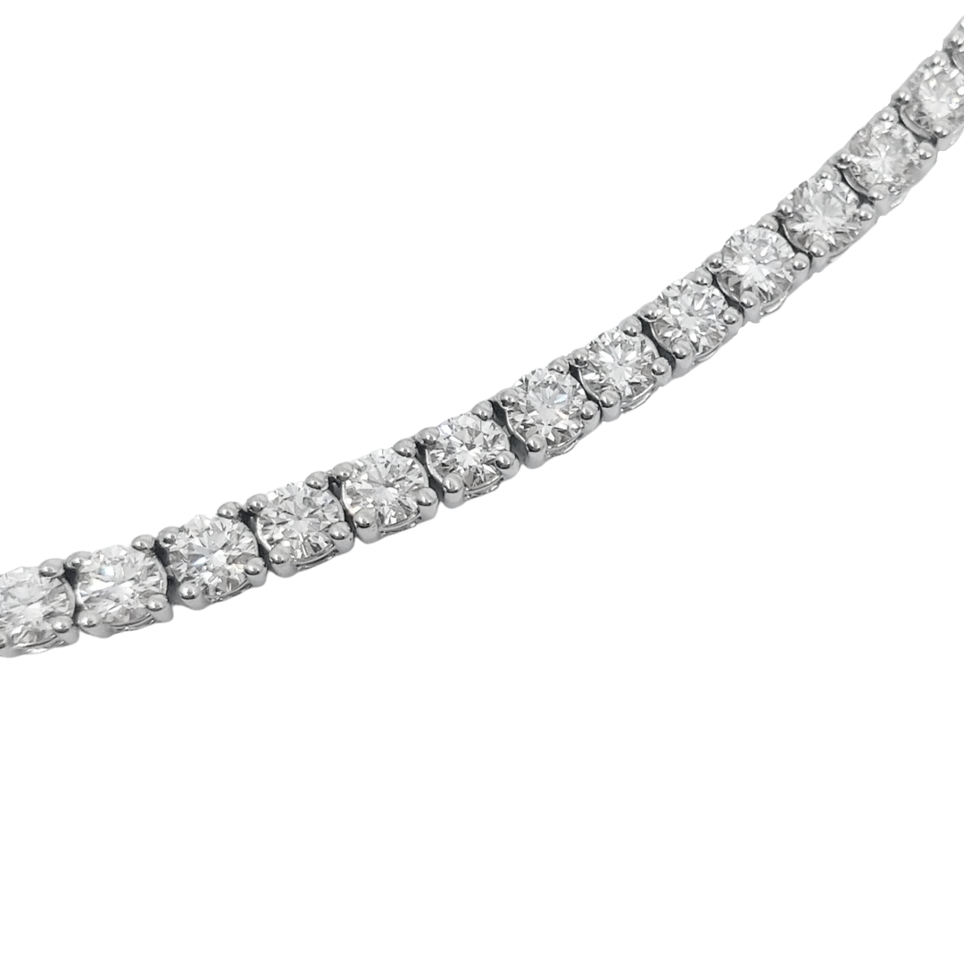 White Gold & Ethical Diamond Necklace 18.50ct