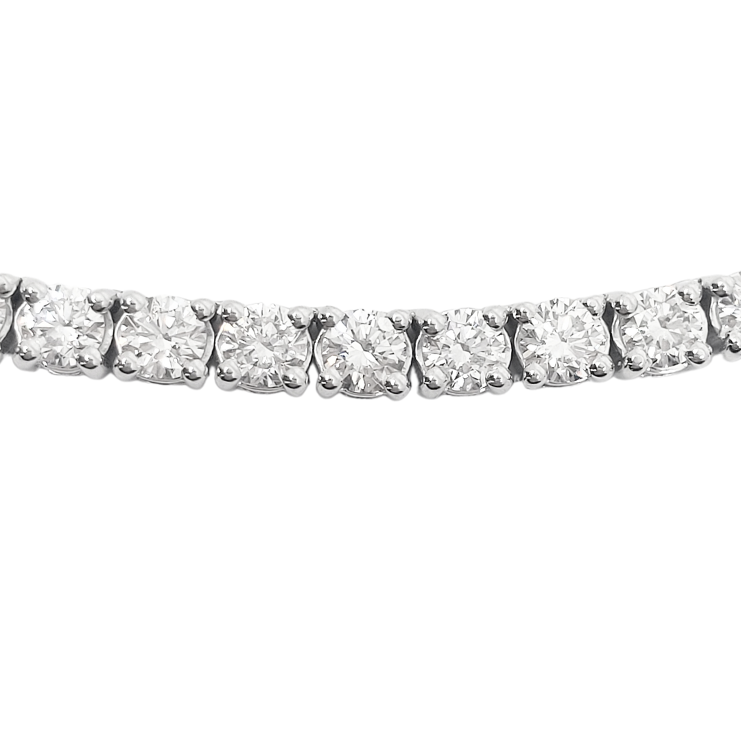 White Gold & Ethical Diamond Necklace 15.93ct