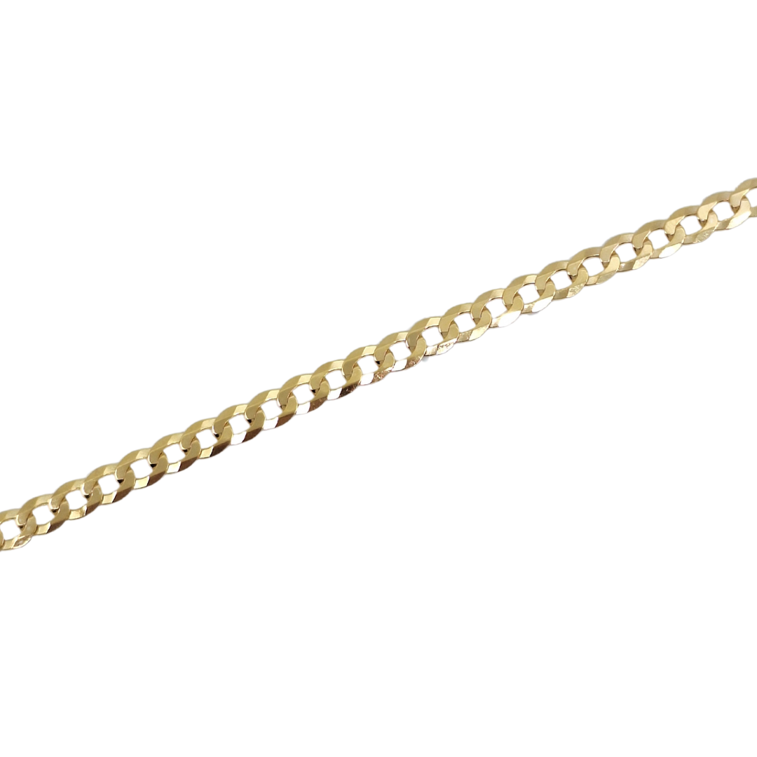 9ct Yellow Gold Curb Chain 24"