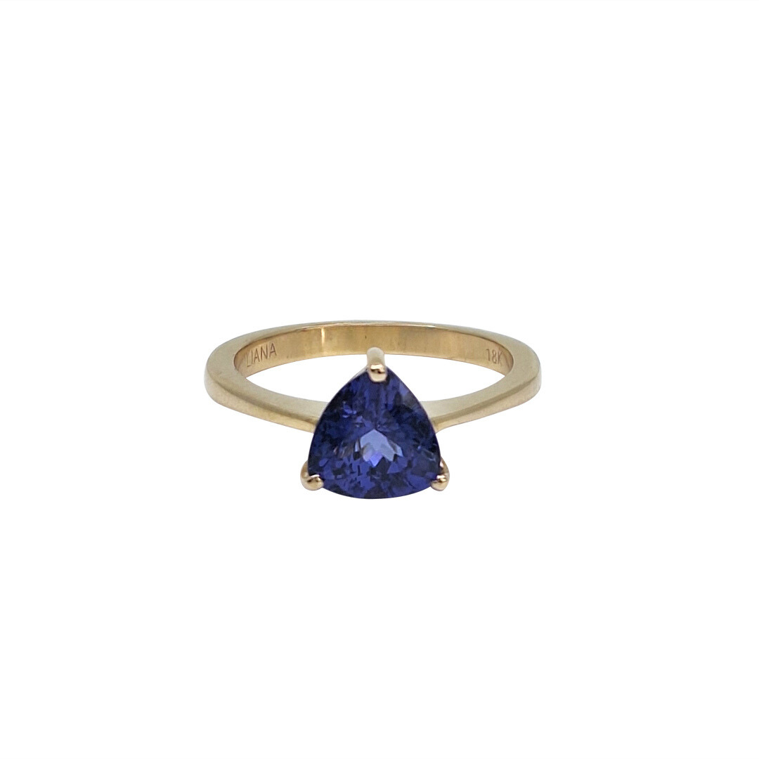 18ct Yellow Gold Tanzanite Ring