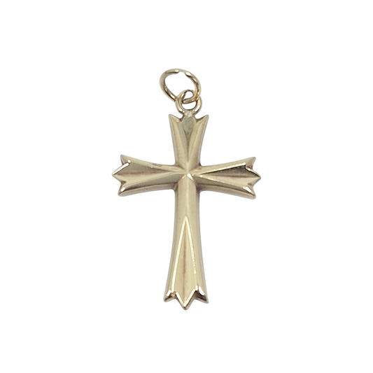 9ct Yellow Gold Cross Pendant