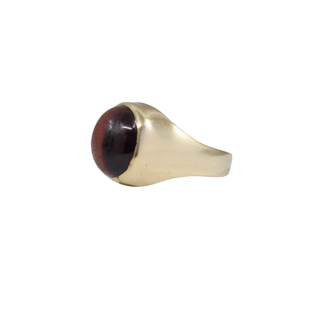 9ct Yellow Gold Tigers Eye Signet Ring