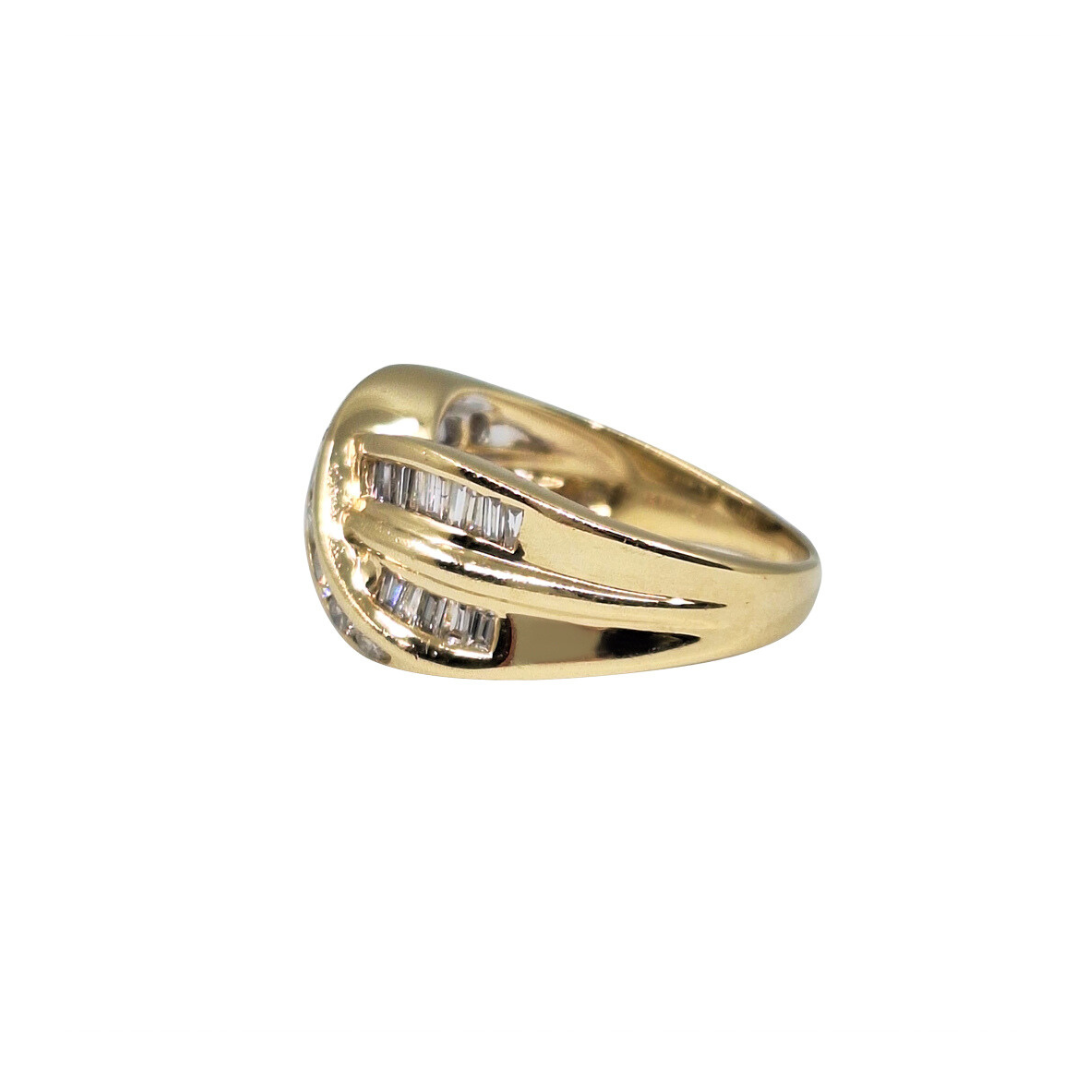 14ct Yellow Gold Diamond Ring