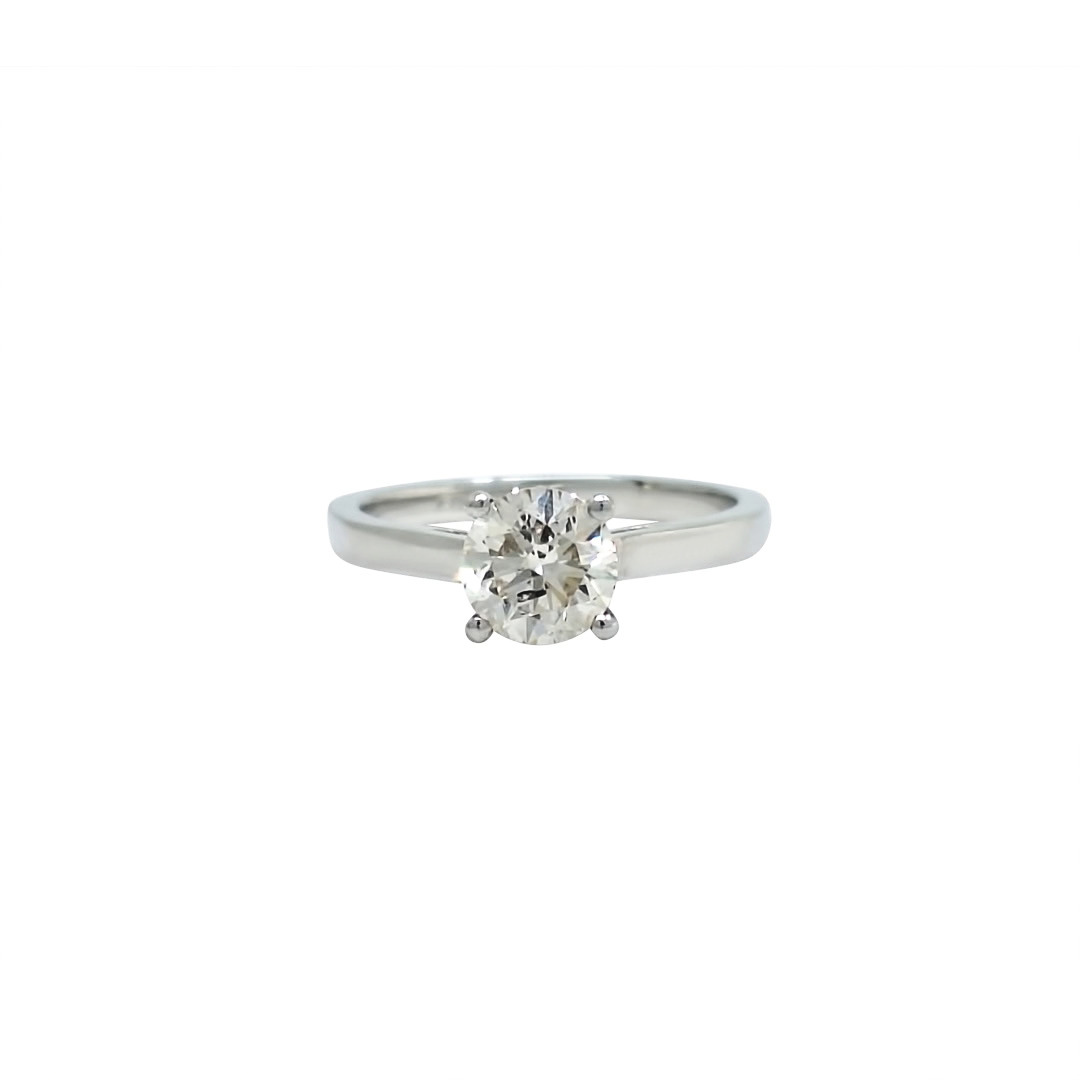 Platinum Diamond Solitaire Ring 1ct