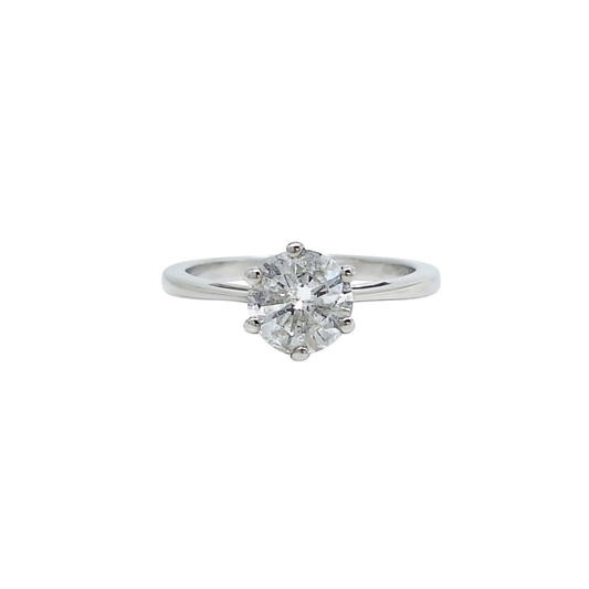 18ct White Gold Diamond Solitaire Ring 1ct