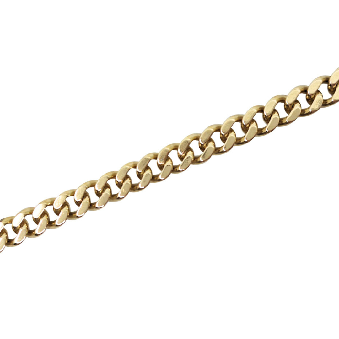 9ct Yellow Gold Curb Bracelet