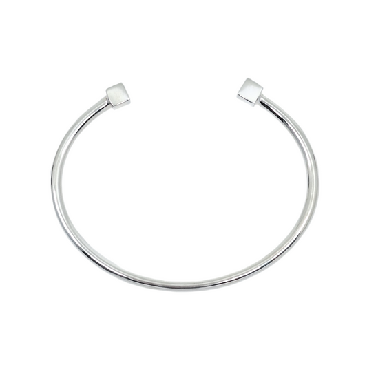 Silver Torque Bangle