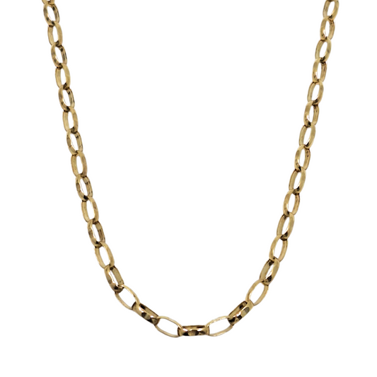 9t Yellow Gold Belcher Chain 26"