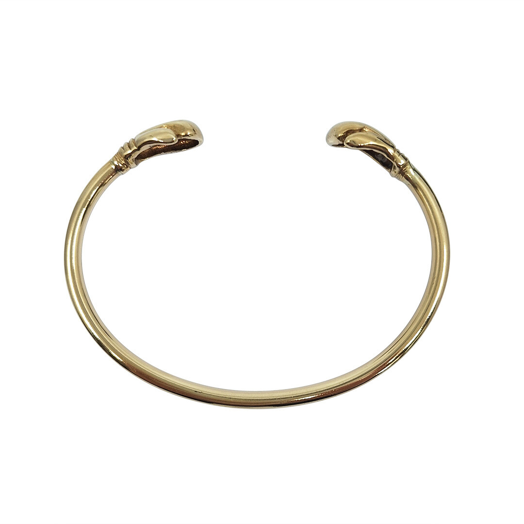 9ct Yellow Gold Gents Torque Bangle