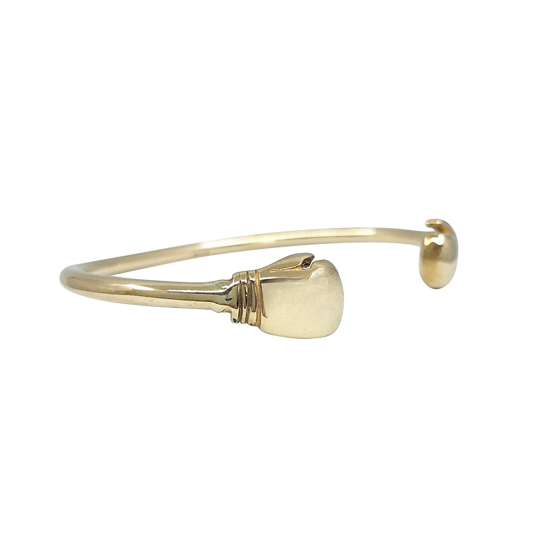 9ct Yellow Gold Gents Torque Bangle