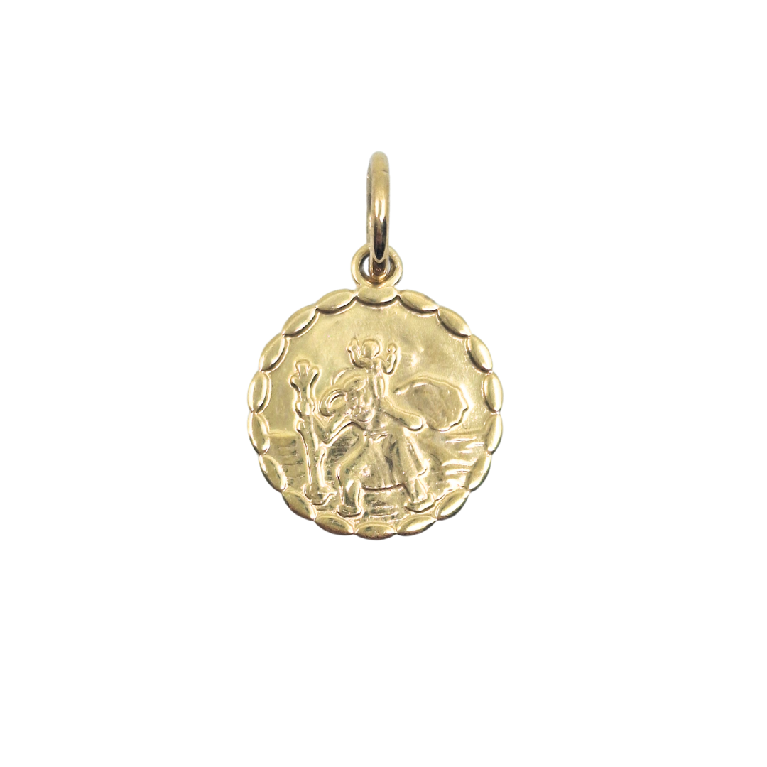 9ct Yellow Gold St Christopher