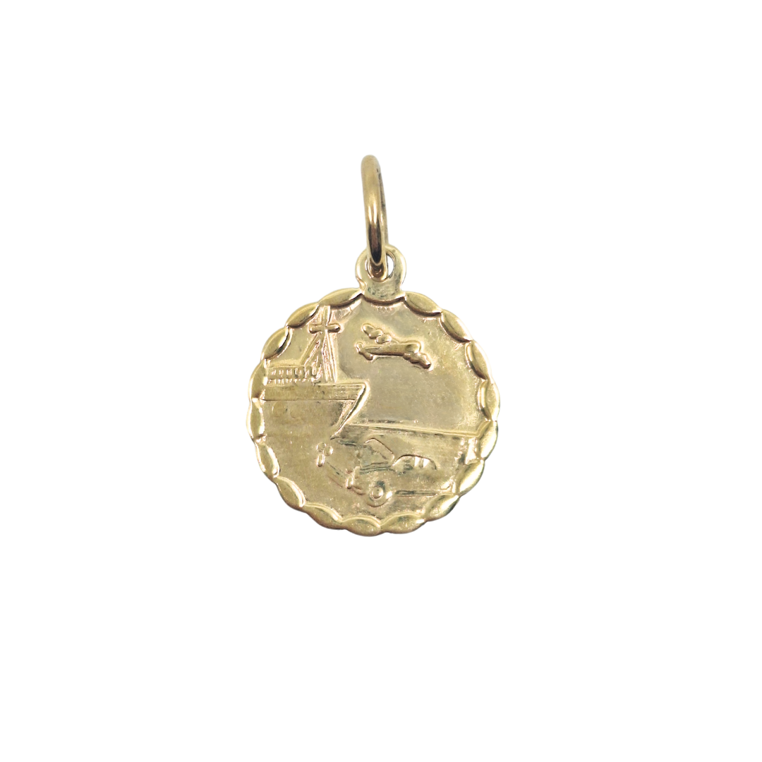 9ct Yellow Gold St Christopher